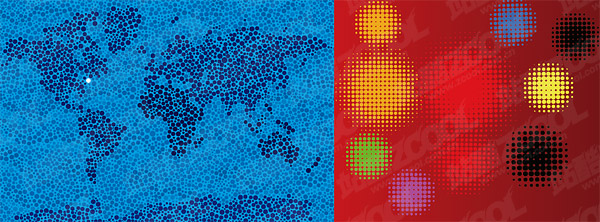 composed of dots graphics