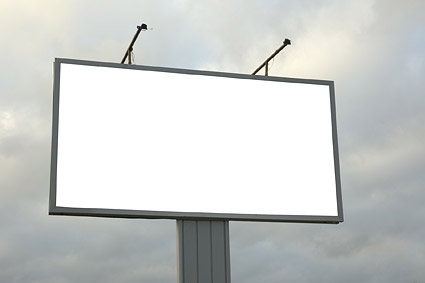 Blank large outdoor billboard picture material-5