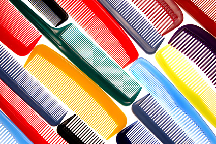 Comb colorful background picture material