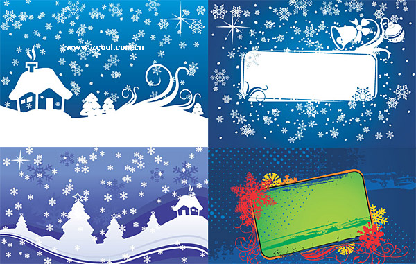 Christmas vector background material