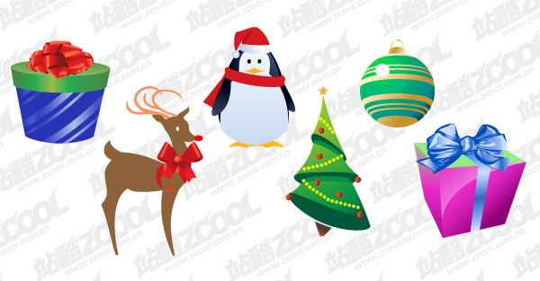 Christmas icon vector material