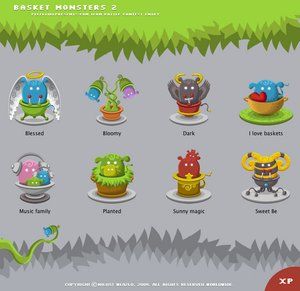 Basket Monsters icons