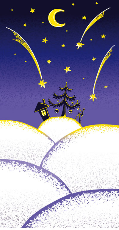 Lovely Christmas illustration Vector