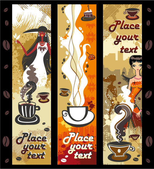 Women and Coffee vector