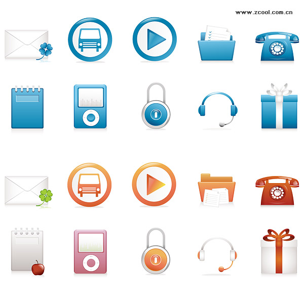 Today Series icon vector material-1