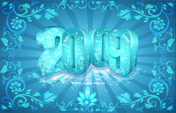 2009 three-dimensional pattern vector material