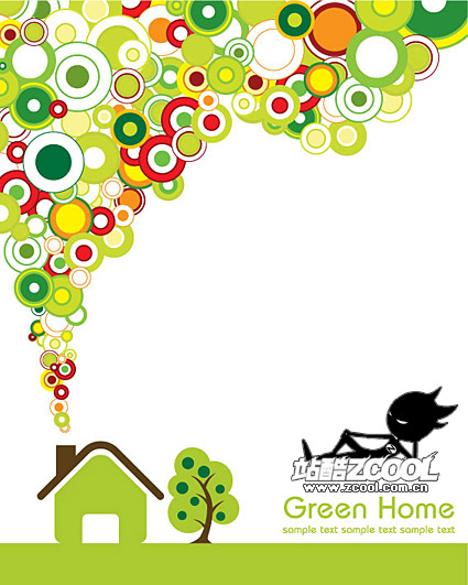 Vector green house material