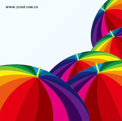 Color vector of the umbrella material