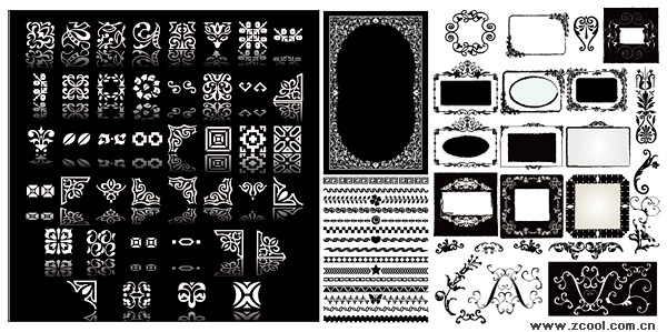 practical lace Vector material