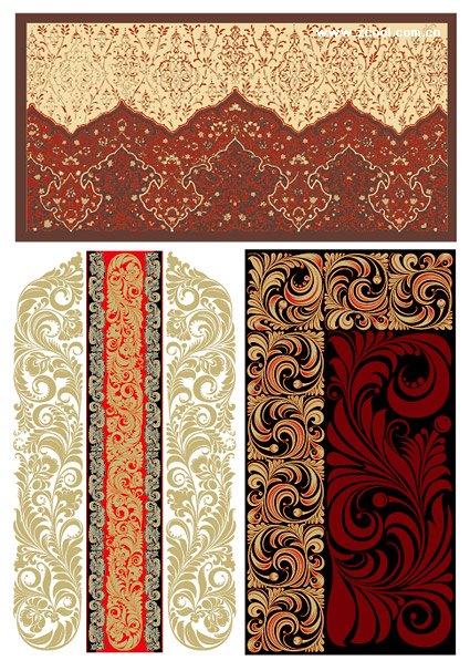 Continental practical pattern vector material