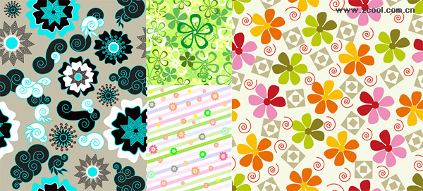 lovely background pattern vector material