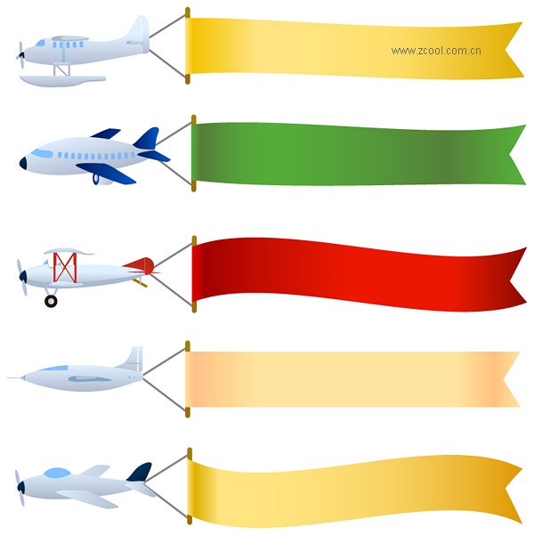Vector banner towing aircraft material