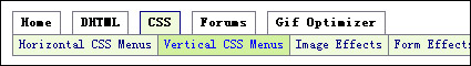 CSS horizontal navigation bar-9