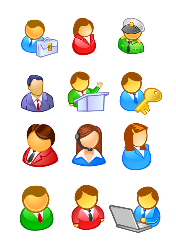 People in the user icon vector material
