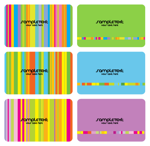 Color card templates