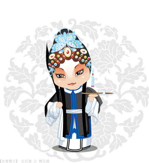 Q version of Peking Opera characters-5