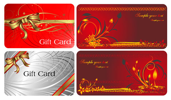 Gift cards vector