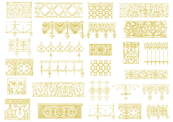 European-style lace Vector material