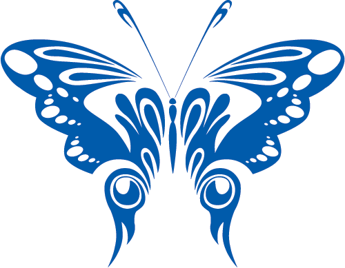 Fashion Butterfly Vector material