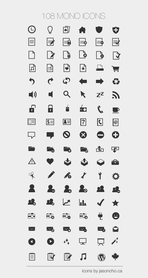 1108 simple and practical web design icons png