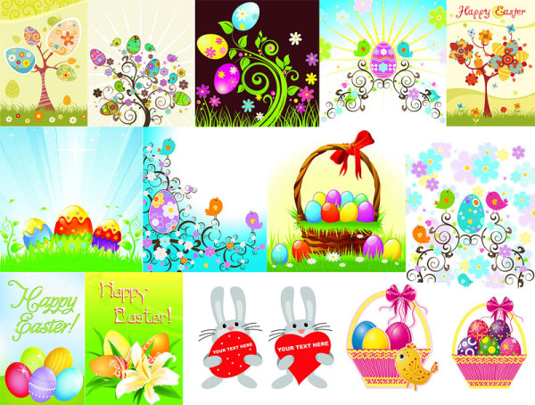 Easter Egg series vector material