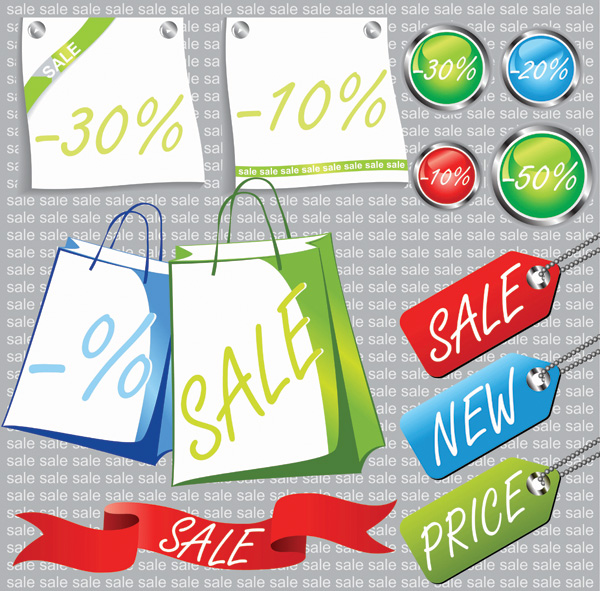 Promotional material related price vector