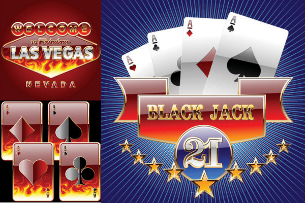 Playing cards vector material