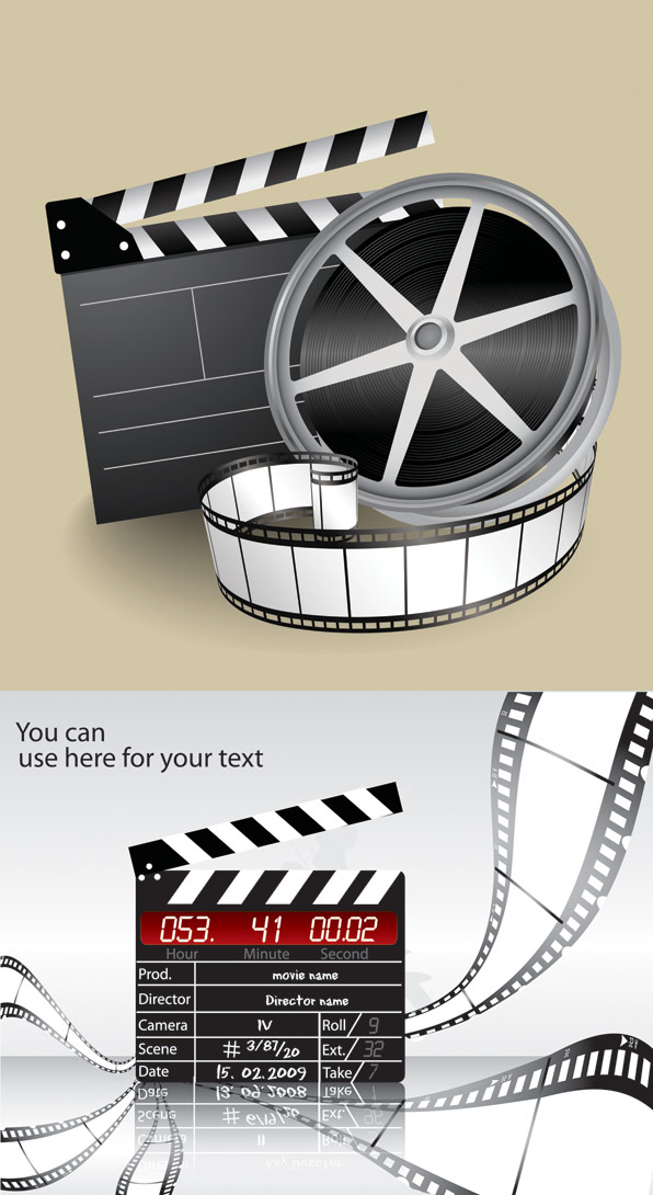 Movie Theme Vector material