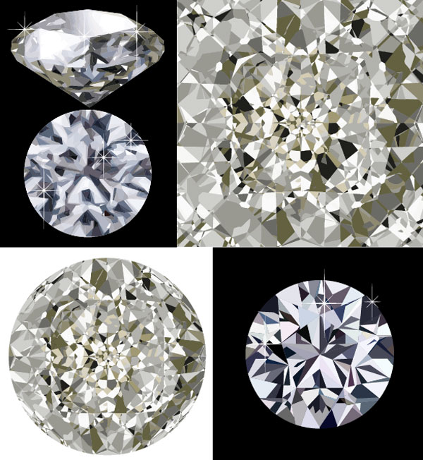 4 Diamond Vector material