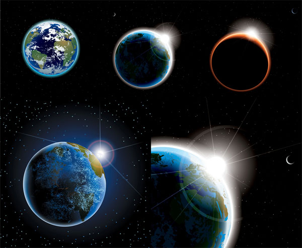 Planet Space Vector material