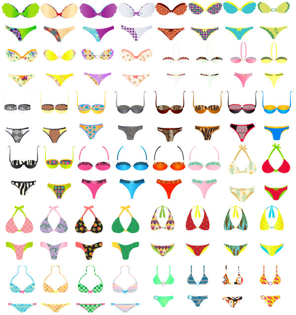 48 of Vector Bikini Summer