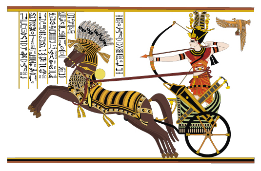 Ramses II, the Battle of Stone Vector Diego Card