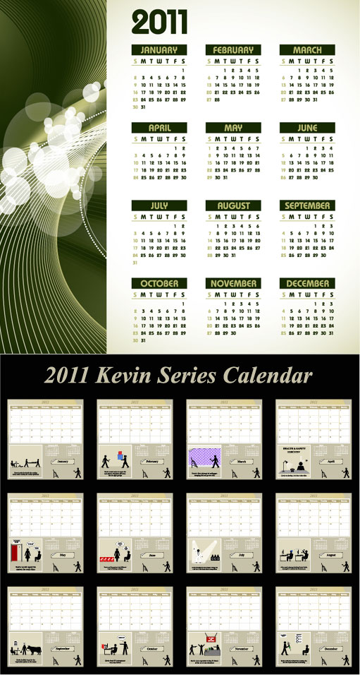 Both Vector 2010 Calendar