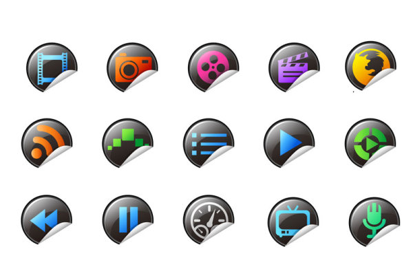 Exquisite icons - vector material
