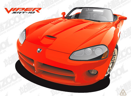 red sports car Vector 
