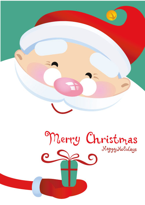 Lovely Father Christmas Vector