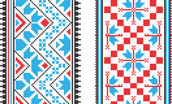 Pixel pattern 01 - Vector