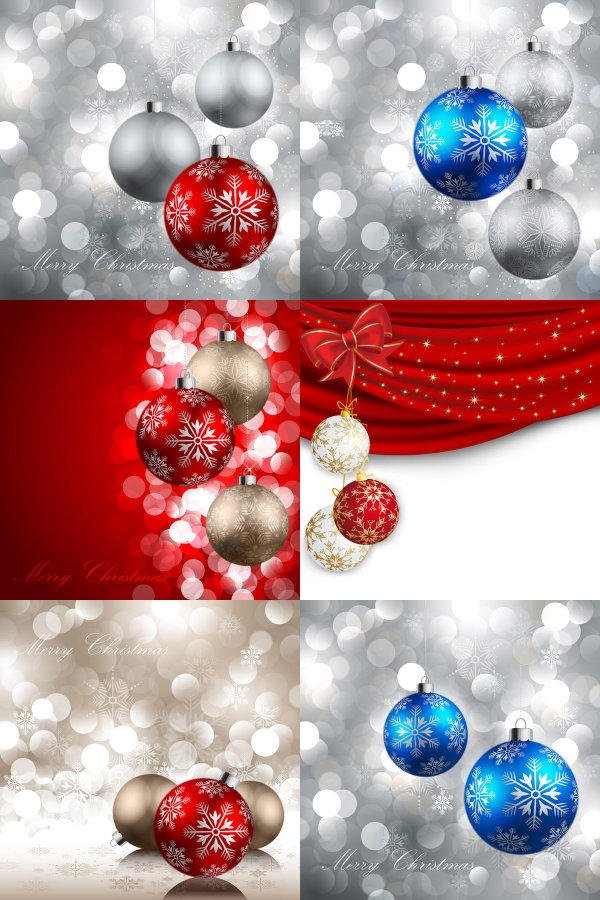 Beautiful Christmas ball -11-- vector material