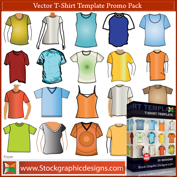 T-Shirt vector template