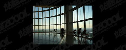 Airport hall picture material-2