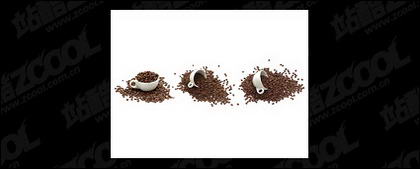 Coffee beans picture material-2