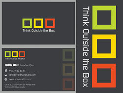 Elegant business card templates 04-PSD layered materials